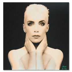 Ringo (Protege of Andy Warhol's Apprentice, Steve Kaufman), "Annie Lennox" One-of-a-Kind Hand Pulled