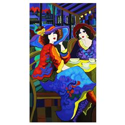 Patricia Govezensky- Original Acrylic on Canvas "Emma & Amelia"