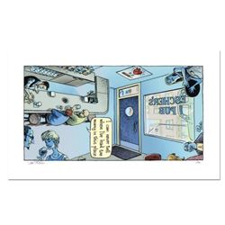 Bizarro! "Escher's Pub" Numbered Limited Edition Hand Signed by creator Dan Piraro; Letter of Authen