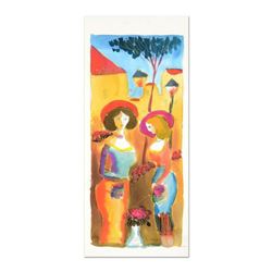 Moshe Leider, Original Watercolor Painting, Hand Signed with Certificate of Authenticity.