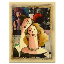 Oz El Hai, Original Mixed Media Painting on Board, Hand Signed with Certificate of Authenticity.