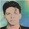 Image 2 : Steve Kaufman (1960-2010), "Sinatra" Hand Embellished Limited Edition Silkscreen on Canvas, AP Numbe