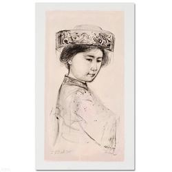 "Yasmin" Limited Edition Lithograph by Edna Hibel (1917-2014), Numbered and Hand Signed with Certifi