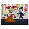 Nastya Rovenskaya- Mixed Media "Money is Life"