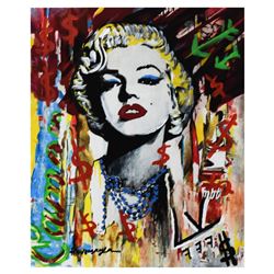 Nastya Rovenskaya- Mixed Media "Marilyn Monroe II"