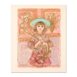 Edna Hibel (1917-2014), "Wendy the Youngest Docent" Limited Edition Lithograph, Numbered and Hand Si