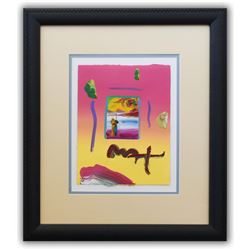 Peter Max- Original Mixed Media "Sage and Profile 2005 Ver. I #134"