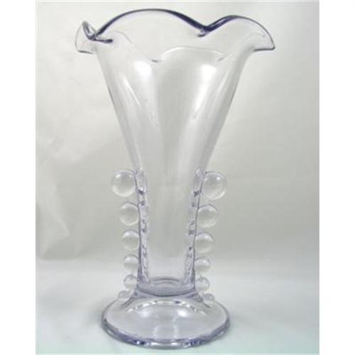 Imperial Glass Candlewick Beaded Ruffled Vase 1078990