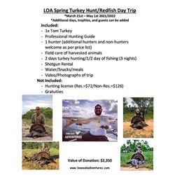 LONE OAK ADVENTURES TEXAS | SPRING TURKEY HUNT & REDFISH FISHING