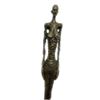 Image 4 : Standing Tall Girl Gia Stick Figurine Bronze Sculpture Marble Base Statue Decor