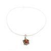 Image 3 : Baltic Amber 925 Silver Plated Tortoise Pendant Necklace On A 925 Silver Plated Snake Link Chain