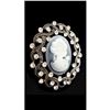 Image 1 : Vintage Style Cameo Brooch Featuring A Beautiful Face