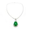 Image 3 : Exquisite Green Jade Pendant On 925 Silver Chain