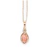 Image 2 : Elegant Ladies Rose Gold Tone Rhinestones Necklace