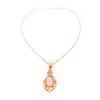Image 3 : Elegant Ladies Rose Gold Tone Rhinestones Necklace