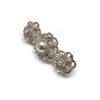 Image 2 : Elegant Sterling Silver The Three Pearls" Custom Designed Ladies Brooch