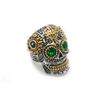 Image 2 : Large Men's Stainless Steel Skull Head Ring