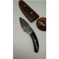 9" Damascus Drop Point Blade