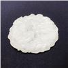 Image 4 : Asian White Jade Carved Peacock Dragon Medallion