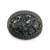 Image 2 : Asian Green Jade Carved Dragon Medallion