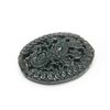 Image 3 : Asian Green Jade Carved Dragon Medallion