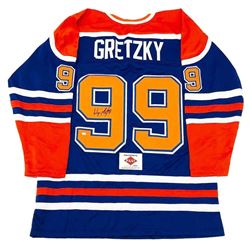 Authentic Wayne Gretzky Signed Edmonton Oliers #99 Jersey With Certificate Of Authenticity