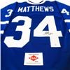 Image 1 : Auston Matthews Signed #34 Toronto Maple Leafs Jersey With Certificate Of Authenticity COA