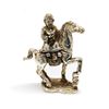Image 1 : Chinese Tibetan Silver Horseman Figure