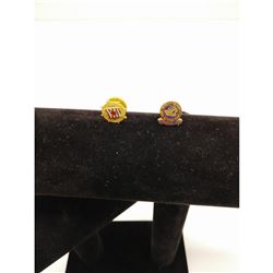 Pair Of Collector Kingston Chamber& Canadian Power Breast Pins