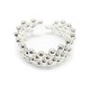 Image 3 : Ladies 925 Sterling Silver Plated Round Bead Bangle