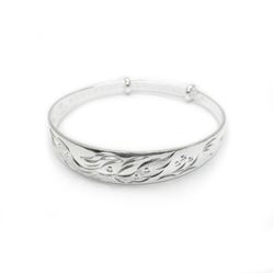 Dragon & Phoenix Fine Jewelry 925 Silver Bangle