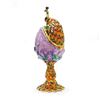 Image 1 : Exquisite Bejewelled Faberge Peacock Inspired Egg