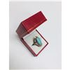 Image 2 : Ladies Turquoise Stone Ring With 925 Sterling Silver Band