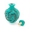 Image 4 : Asian Dragon Carved Turquoise Snuff Bottle