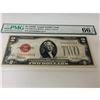 Image 1 : *RARE* $2 1928E US Bill - Legal Tender Note / PMG Graded 66EPQ