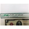 Image 3 : *RARE* $2 1928E US Bill - Legal Tender Note / PMG Graded 66EPQ