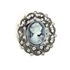 Image 1 : Ladies Elegant Cameo Of A Beauty With Semi Precious Stones