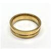 Image 2 : Womens Leve Gold Tone Mounted Rhinstone Wedding Band Ring
