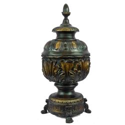 ORIGINAL LIMITED EDITION 5/100 BY THOMAS BRONZE URN ART NOUVEAU DECO DECOR LARGE