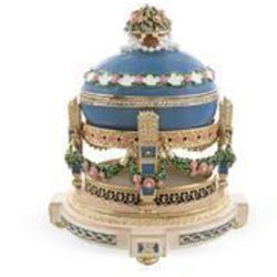 Cradle With Garland 1907 Love Trophies Royal Russian Egg