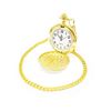 Image 3 : Gold Tone Quartz Old School Pocket Watch