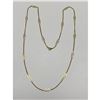 Image 2 : Ladies 14k Gold Plated Infinity Necklace