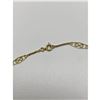 Image 3 : Ladies 14k Gold Plated Infinity Necklace