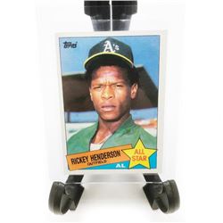 Rickey Henderson All-Star Topps Gradable Baseball Card