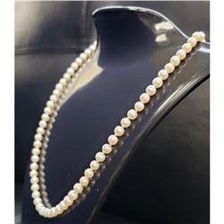 Real Pearl Necklace With 14K PJS Clasp