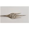 Image 2 : Early 20th Century Floral Etched Hallmarked Sterling Silver Pickle Fork