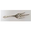 Image 3 : Early 20th Century Floral Etched Hallmarked Sterling Silver Pickle Fork