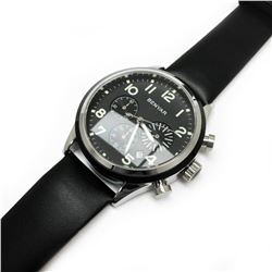 New Benyar Mens Black Multi Dial Watch