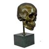 Image 7 : Signed American Artist Skeleton Head Bust Bone Halloween Decoration Gift Decor