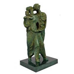 Salvador Dali Abstract Couple with Baby Modern Art Bronze Sculpture Statue Decor